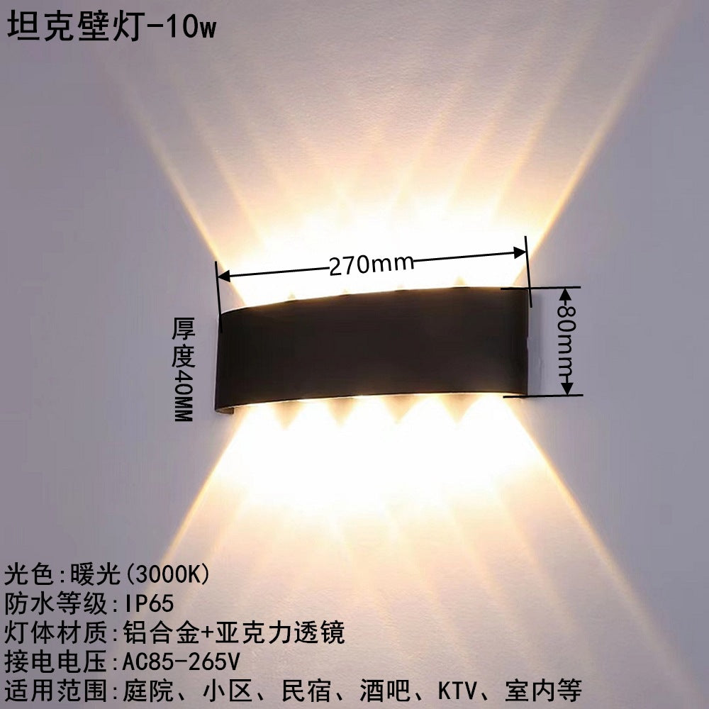 Modern Outdoor LED Wall Sconce