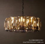 Luxury Copper Crystal Chandelier