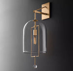 Luxury Copper Glass Wall Sconce