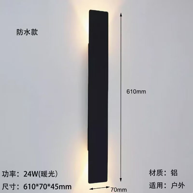 Modern Outdoor LED Waterproof Wall Sconce