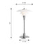 Modern Glass Table Lamp