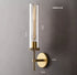 Vintage Copper Glass Wall Sconce
