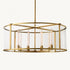 Modern Copper & Glass Chandelier Collection