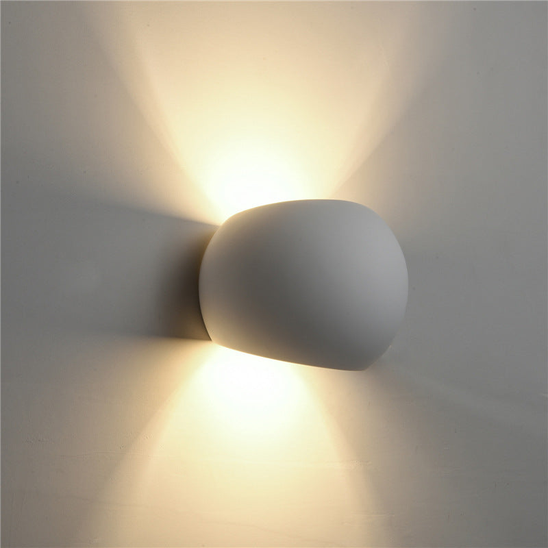 Modern Up & Down Gypsum Wall Sconce