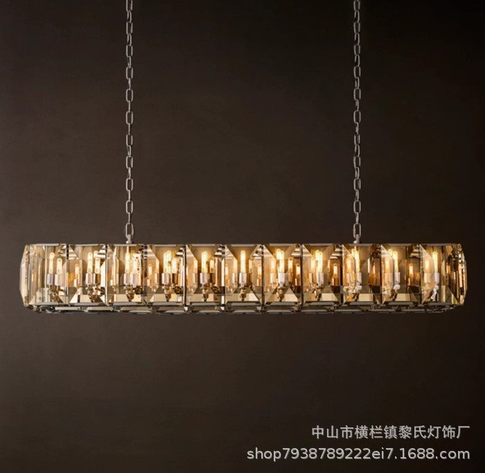 Luxury Copper Crystal Chandelier