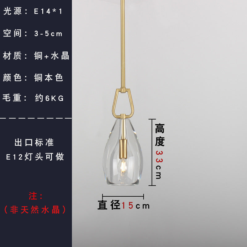 Luxury Crystal Pendant Light