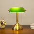 Vintage Copper Glass Table Lamp