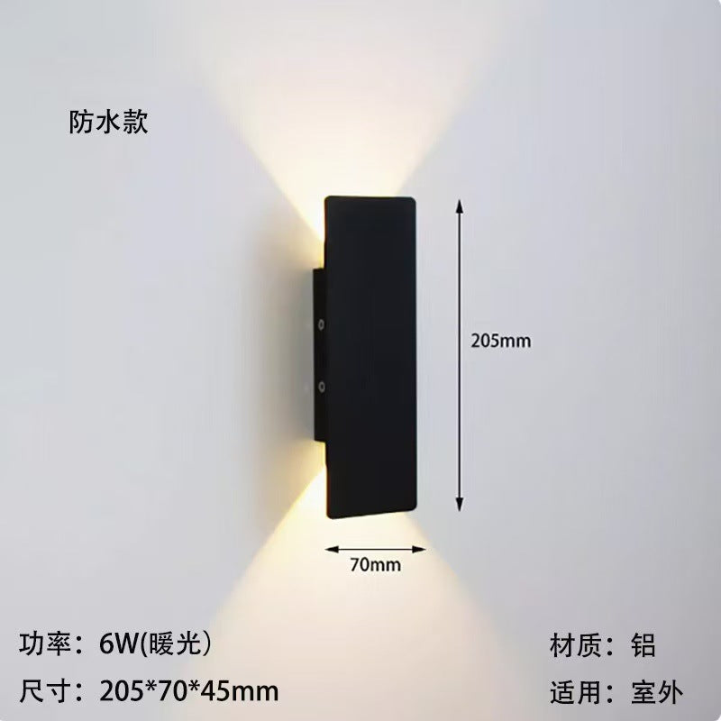 Modern Outdoor LED Waterproof Wall Sconce