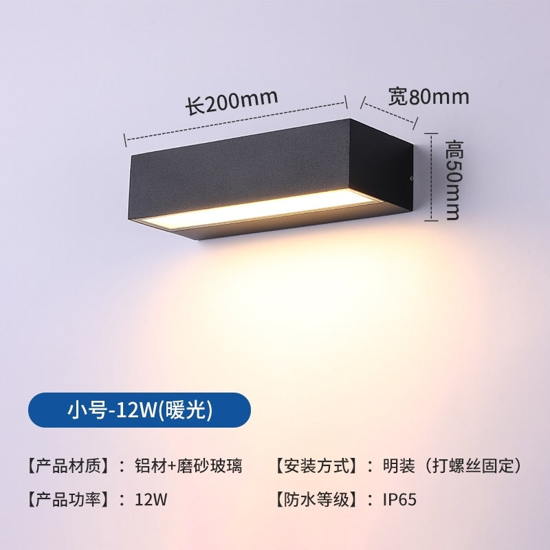 Modern Outdoor LED Wall Sconce