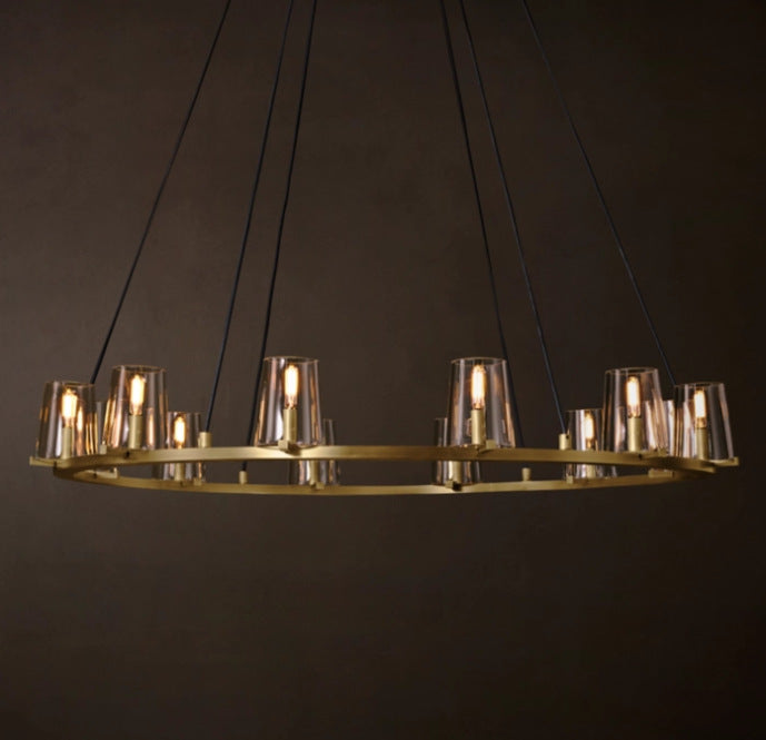 Luxury Copper Glass Lighting Collection