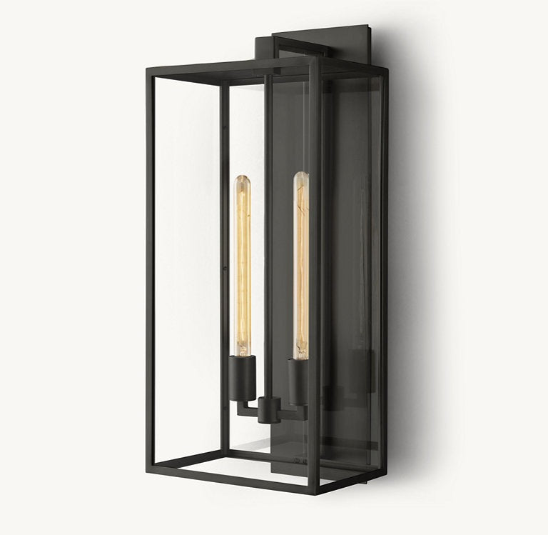 Modern Copper & Glass Chandelier Collection