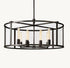 Modern Copper & Glass Chandelier Collection