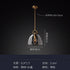 Luxury Copper Crystal Pendant Light