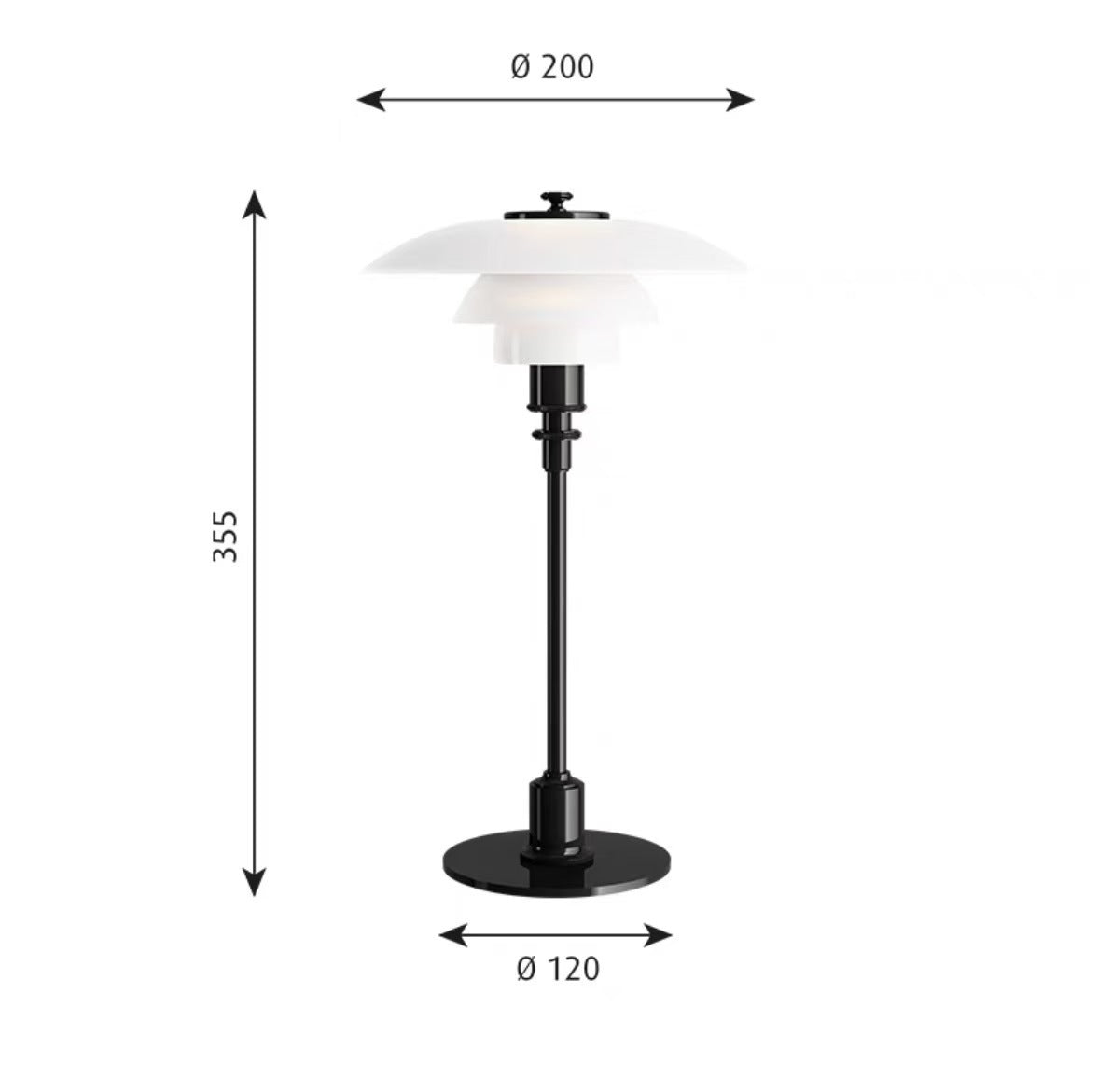 Modern Glass Table Lamp