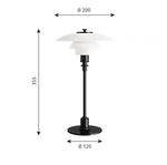 Modern Glass Table Lamp
