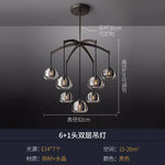 Modern All-Copper Crystal Chandelier