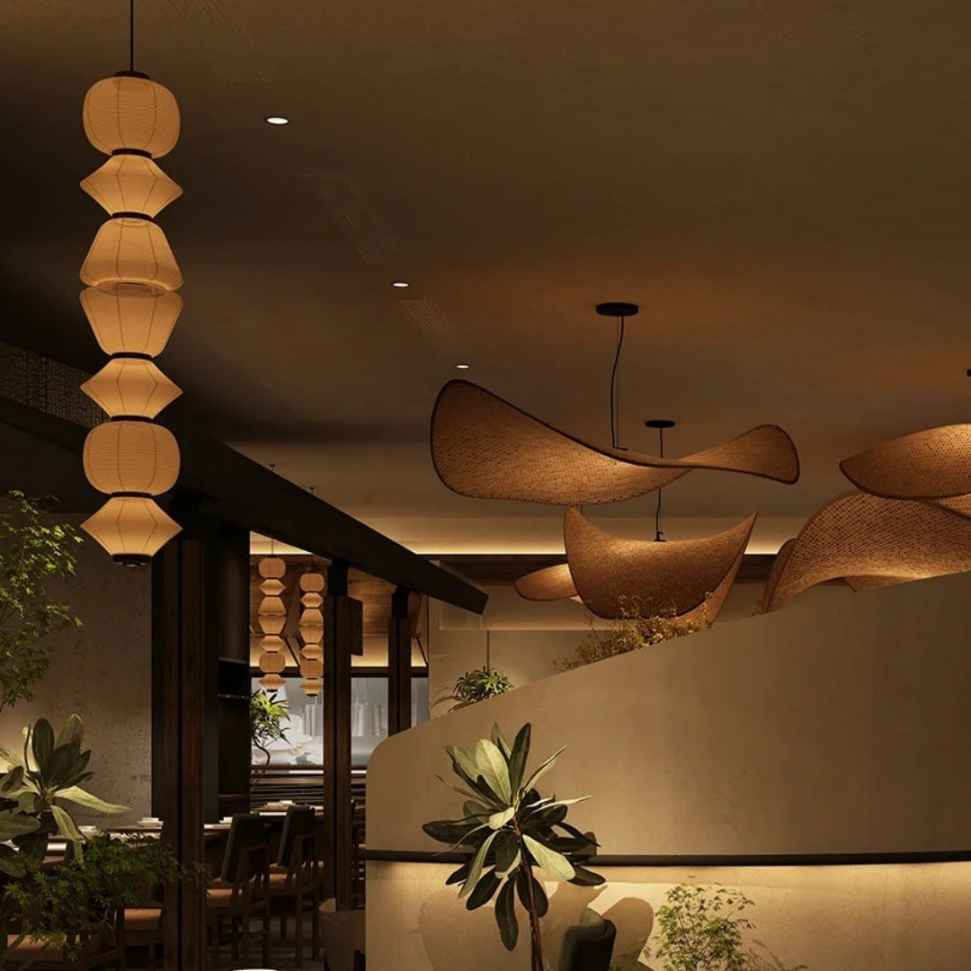 Modern Fabric Pendant Light