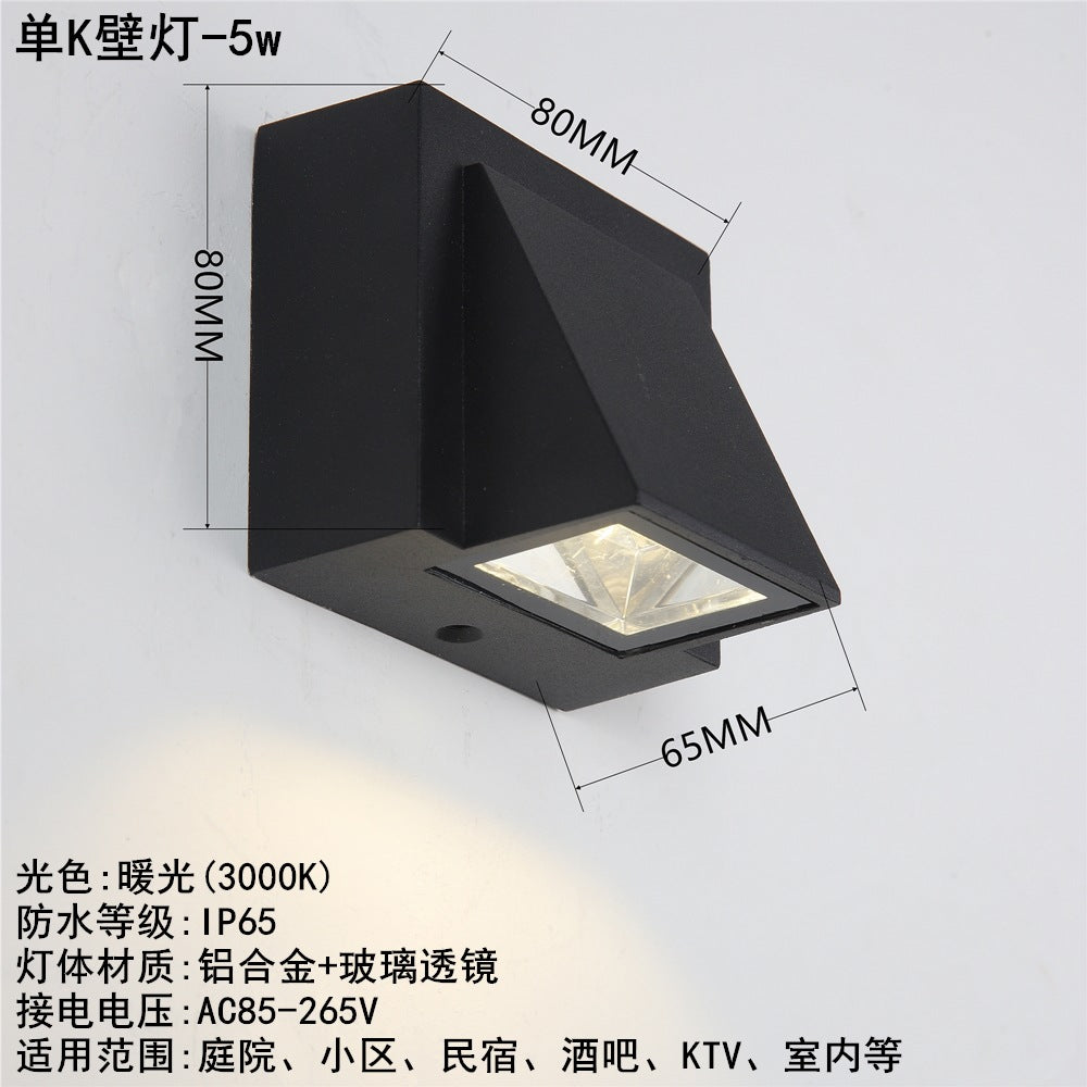 Modern Outdoor LED Wall Sconce