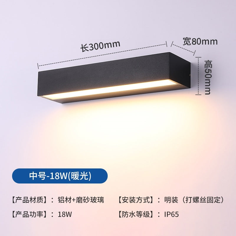 Modern Outdoor LED Wall Sconce