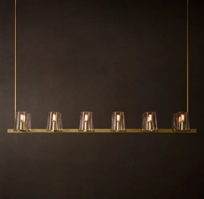 Luxury Copper Glass Lighting Collection