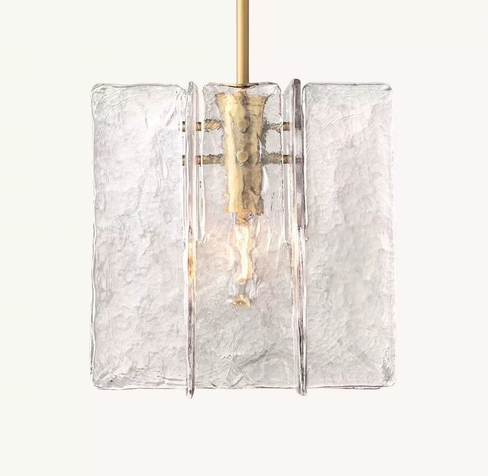 Luxury Copper & Glass Chandelier Collection