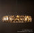 Luxury Copper Crystal Chandelier