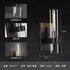 Luxury Copper Crystal Wall Sconce