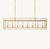Modern Copper & Glass Chandelier Collection