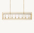 Modern Copper & Glass Chandelier Collection