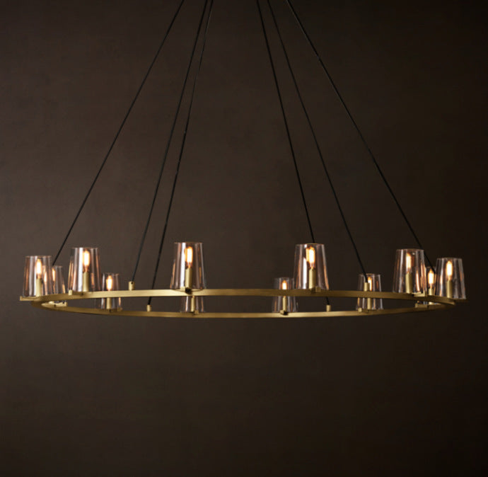 Luxury Copper Glass Lighting Collection