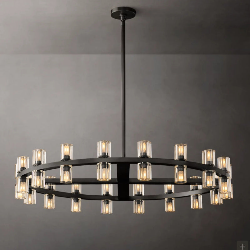 Luxury Copper Crystal Chandelier Collection