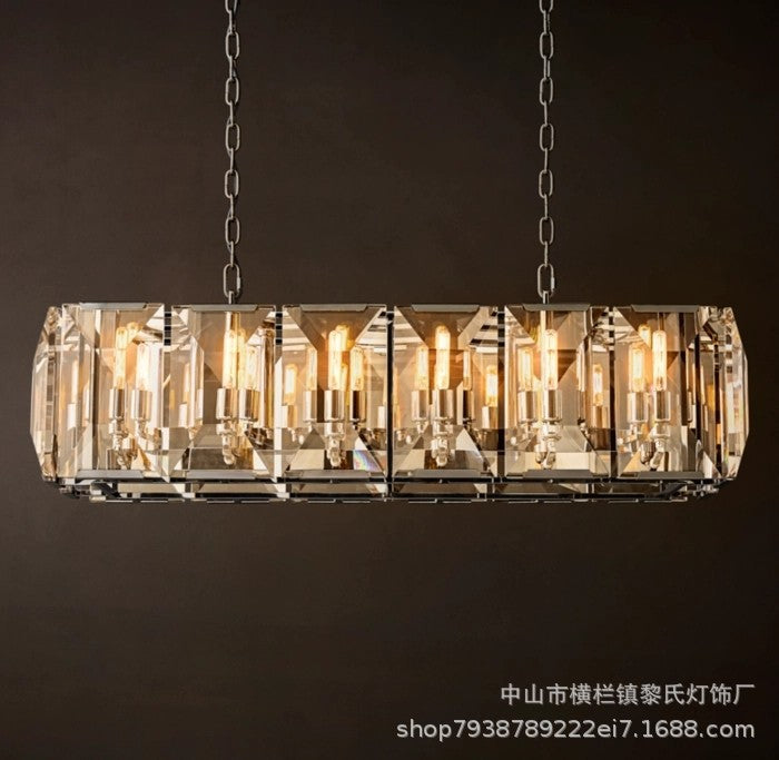 Luxury Copper Crystal Chandelier