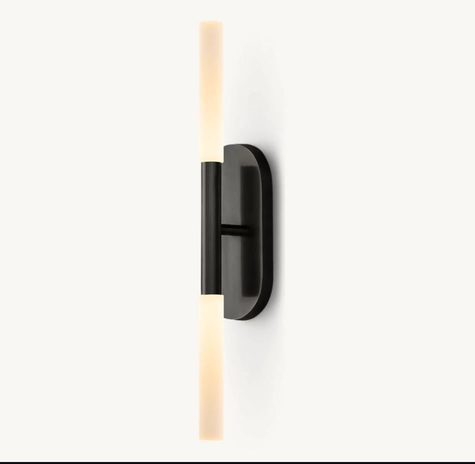 Modern Copper Glass Wall Sconce