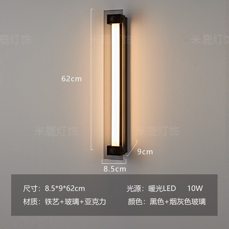 Modern Bauhaus Long Linear Wall Sconce – Minimalist Contemporary Wall Lighting
