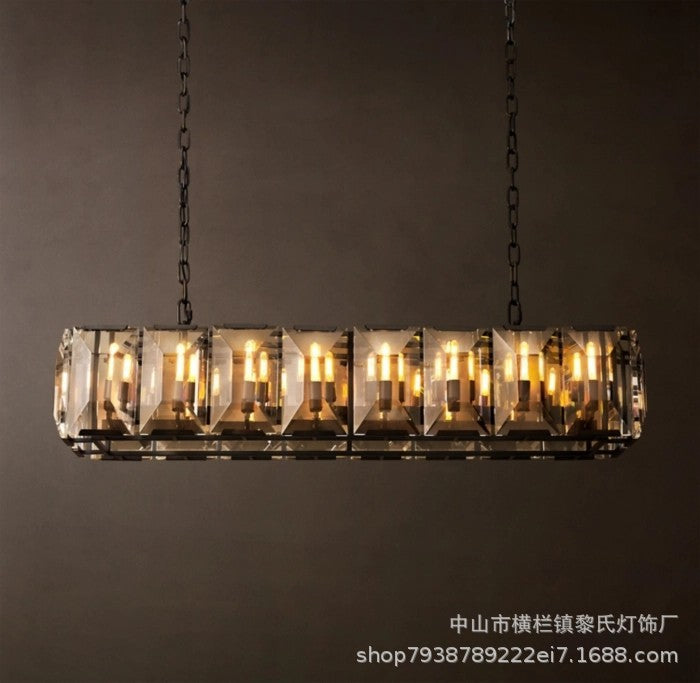 Luxury Copper Crystal Chandelier