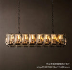 Luxury Copper Crystal Chandelier