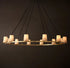 Luxury Copper Fabric Shade Lighting Collection