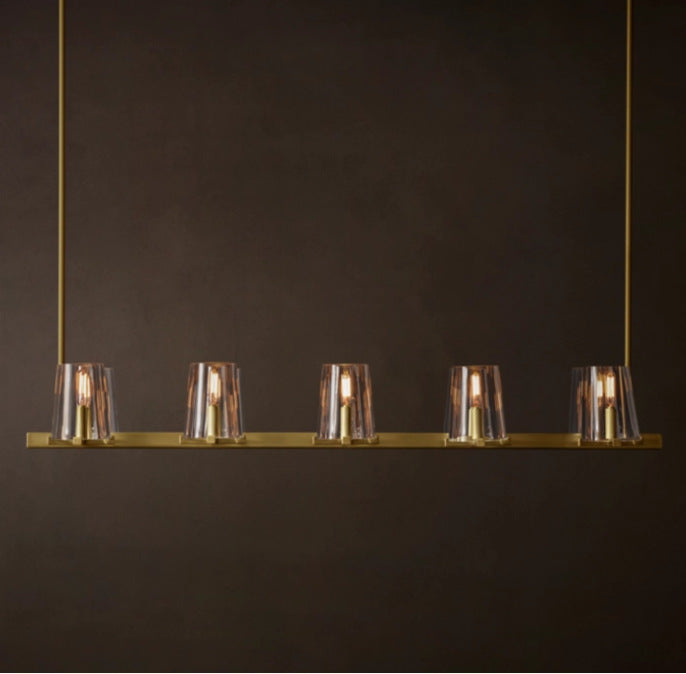 Luxury Copper Glass Lighting Collection
