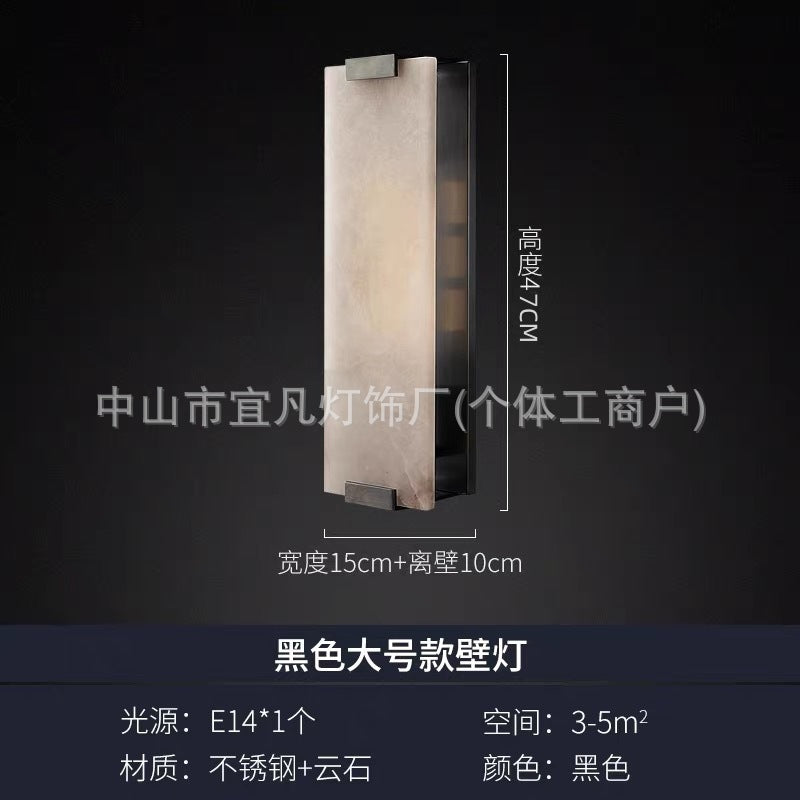Natural Marble Wall Sconce – Luxury Modern Designer Wall Light