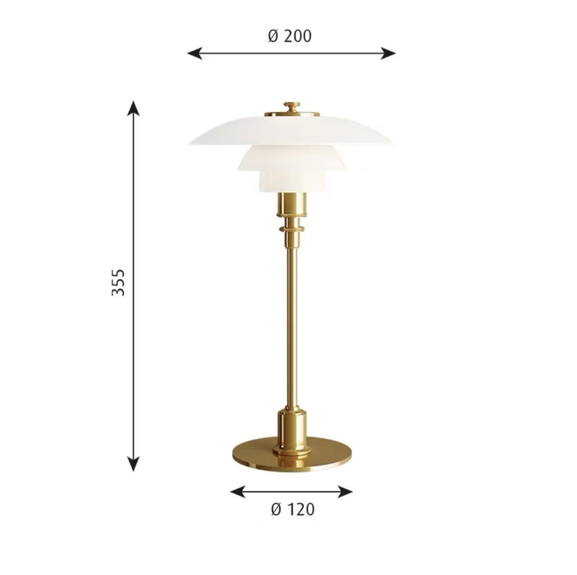 Modern Glass Table Lamp