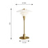 Modern Glass Table Lamp