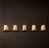 Luxury Copper Fabric Shade Lighting Collection