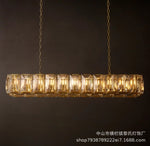 Luxury Copper Crystal Chandelier