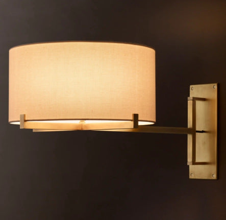 Luxury Copper Fabric Shade Lighting Collection