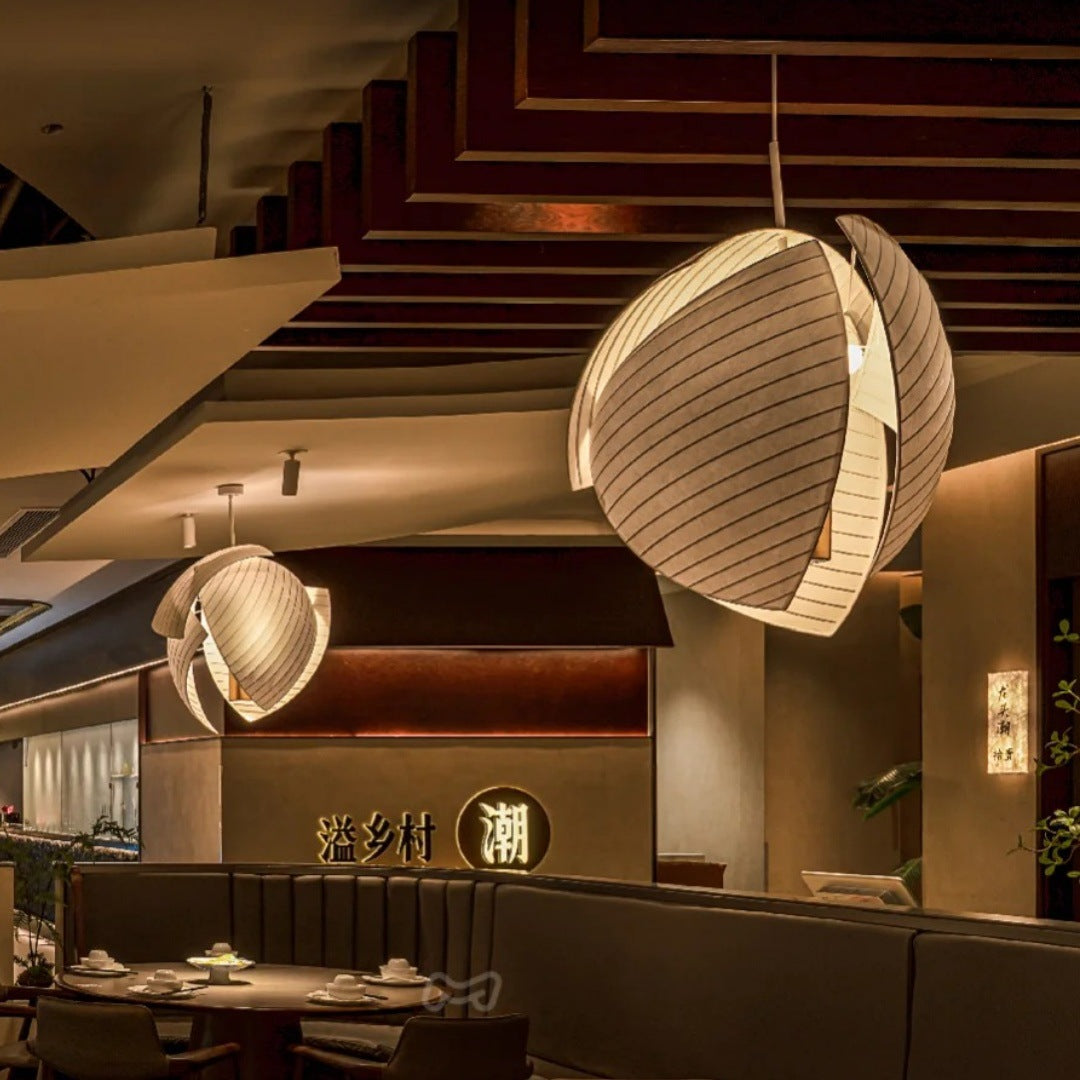 Modern Fabric Pendant Light