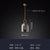 Luxury Copper Crystal Pendant Light