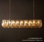 Luxury Copper Crystal Chandelier