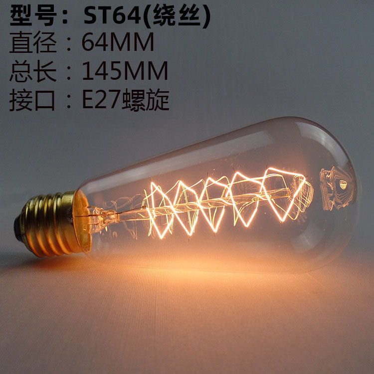 40W Vintage Edison Filament Bulb – Retro Decorative Incandescent Light