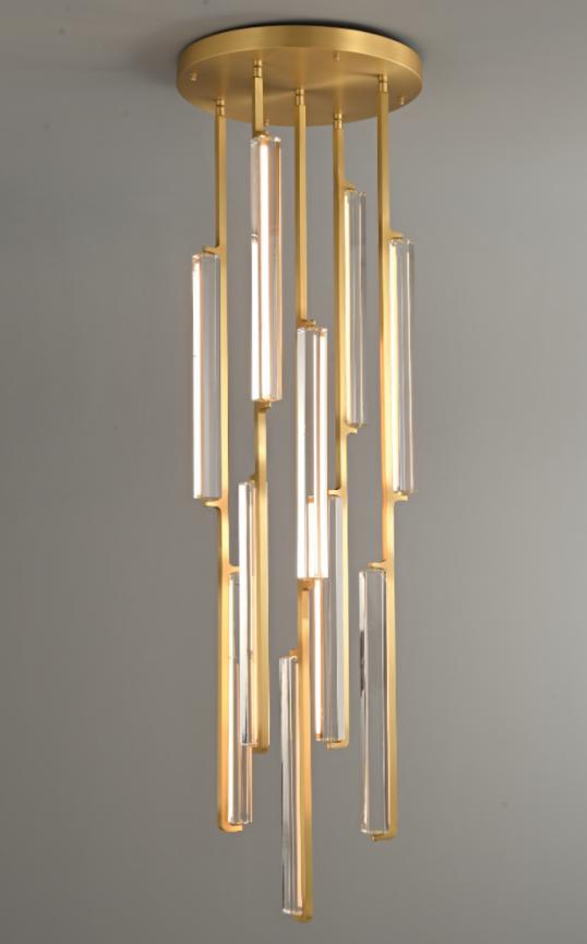 Luxury Copper Crystal Chandelier Collection