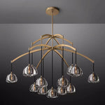 Modern All-Copper Crystal Chandelier